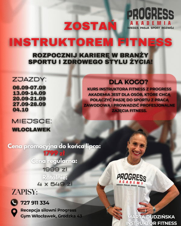 KURS INSTRUKTORA FITNESS